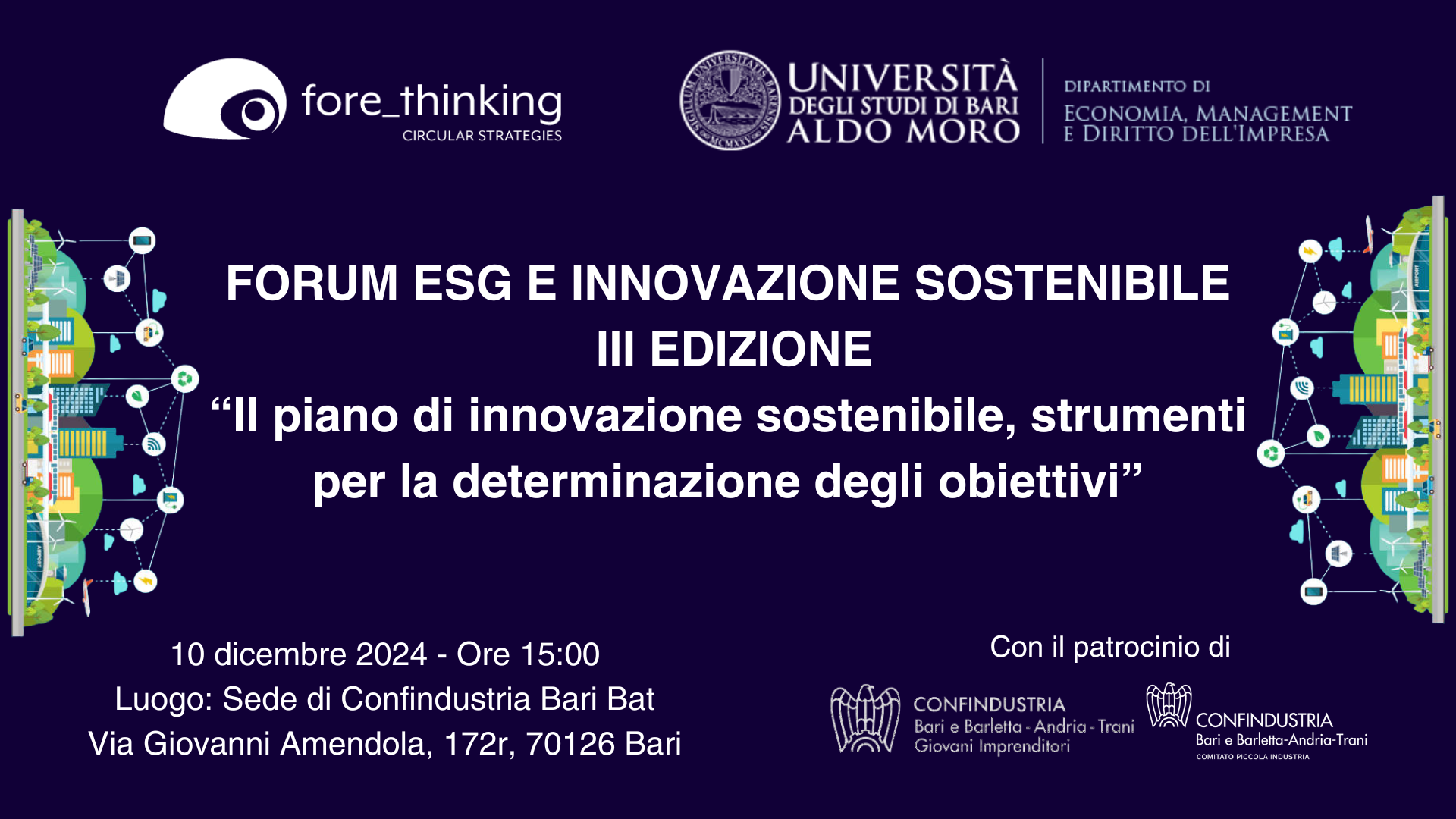 FORUM ESG E INNOVAZIONE SOSTENIBILE II EDIZIONE “Il piano di innovazione sostenibile, strumenti per la determinazione degli obiettivi” (1)